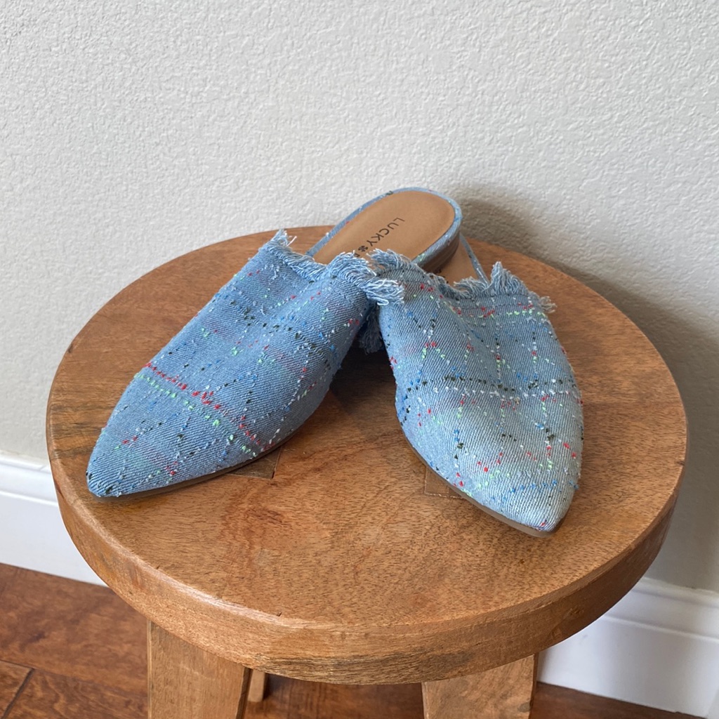 Lucky Brand Denim Mules 3765